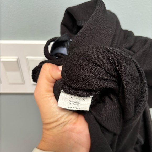 Hatch Collection The Nurse-To-Errands Jumpsuit in Black Jersey 0 - Picture 9 of 12